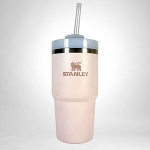 Stanley 20 oz Stainless Steel H2.0 Flowstate Quencher Rose Quartz New Straw
